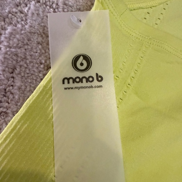 Mono B Neon Yellow Tank Top - Picture 3 of 6